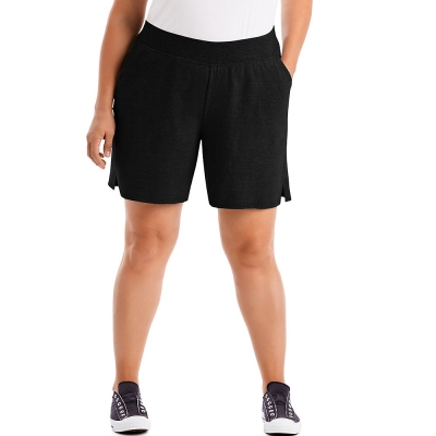 Just My Size Cotton Jersey Pull-On Womens Shorts