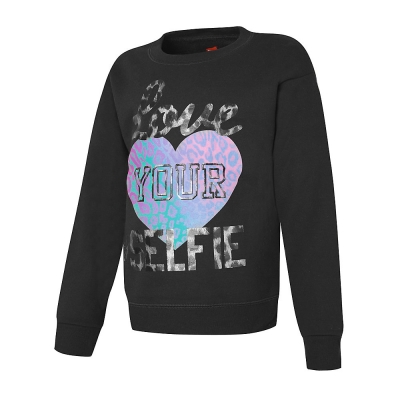 Hanes ComfortSoft EcoSmart Girls Graphics Crewneck Sweatshirt