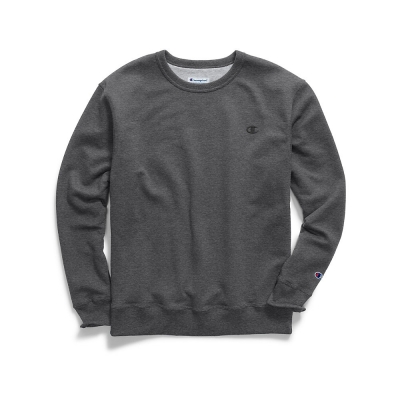 Champion Mens Powerblend Fleece Pullover Crew