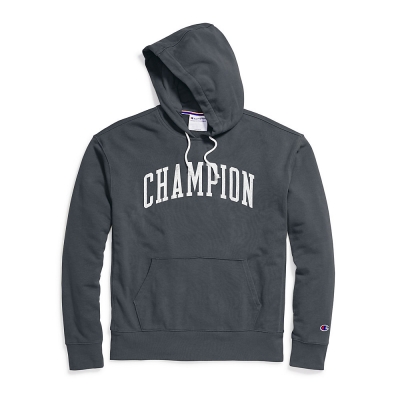 Champion Mens Heritage French Terry Pullover Hoodie, Arch Logo