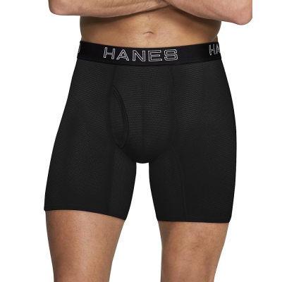 Hanes Ultimate Mens Comfort Flex Fit Ultra Lightweight Breathable Mesh Boxer Briefs Assorted Colors 