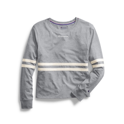 Champion Womens Heritage Long-Sleeve Tee, Script Logo