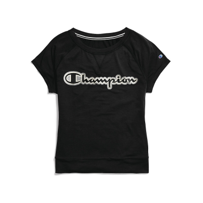 Champion Womens Tee, Script Logo