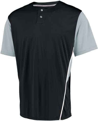 Russell Athletic 3R6X2M Performance Two-Button Color Block Jersey