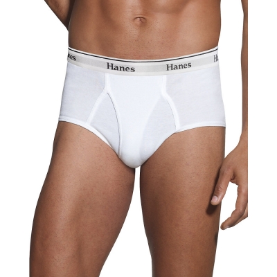 Hanes Classics Men's TAGLESS No Ride Up Briefs with Comfort Flex Waistband 2X-4X 3-Pack