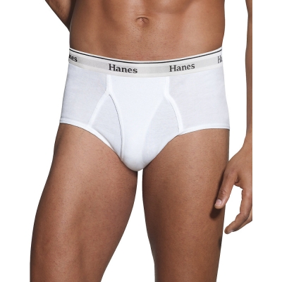 Hanes Classics Men's TAGLESS No Ride Up Briefs with Comfort Flex Waistband 2X 6-Pack