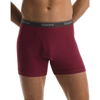 Hanes Classics Mens Assorted Dyed Boxer Briefs P5