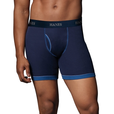 Hanes Ultimate 153 TAGLESS Men's Boxer Briefs 5-Pack
