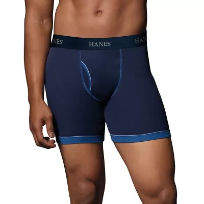 Hanes Ultimate 153 TAGLESS Men's Boxer Briefs 5-Pack