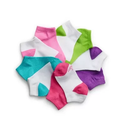 Hanes Girls' Low-Cut EZ Sort Socks Assorted 10-Pack