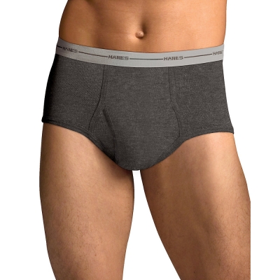 Hanes Men's TAGLESS ComfortSoft Full Rise Dyed Brief with Comfort Flex Waistband 6-Pack