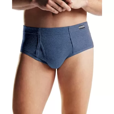 Hanes Men's TAGLESS No Ride Up Briefs with ComfortSoft Waistband 6-Pack