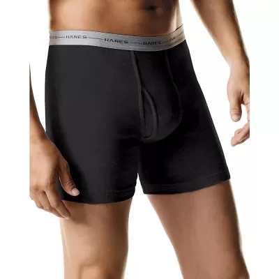 Hanes Men's TAGLESS Boxer Brief with Comfort Flex Waistband 6-Pack 