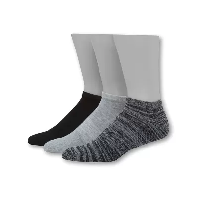 Hanes Men's 1901 Heritage Half Cushion Low Cut Socks 3-Pack
