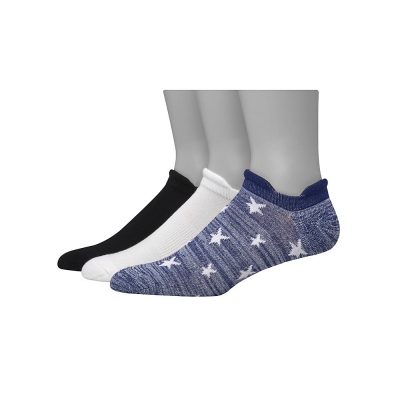 Hanes Men's 1901 Heritage Heel Shield Cushion No Show Socks 3-Pack