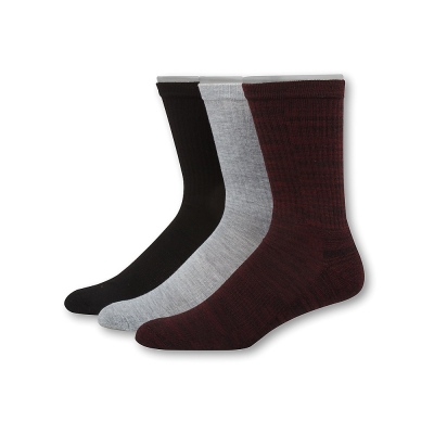 Hanes Men's 1901 Heritage Half Cushion Crew Socks 3-Pack