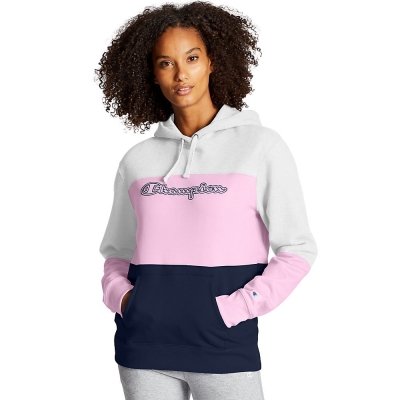 Powerblend Colorblock Hoodie, Script Logo