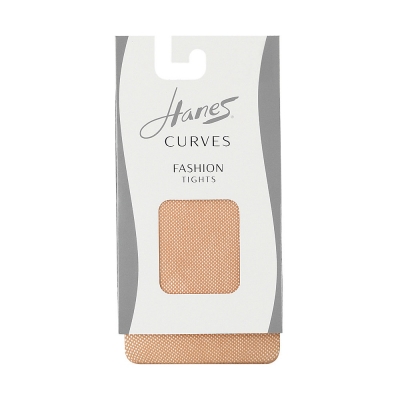 Hanes Curves Fishnet Tights