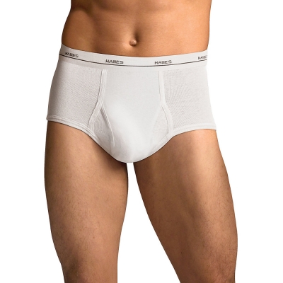 Hanes Men's TAGLESS No Ride Up Briefs with Comfort Flex Waistband 3X-5X 5-Pack