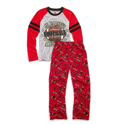 Hanes Boys Sleepwear 2-Piece Set, JV All-Star Print