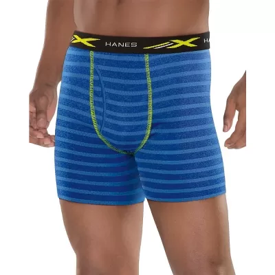 Hanes X-Temp Mesh Performance Boxer Briefs 4-Pack
