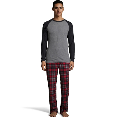 Hanes X-Temp 153 Men's Microfleece Sleep Set