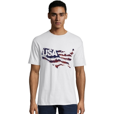 Hanes Men's Stripes of Pride Graphic Tee