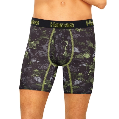 Hanes Men's Comfort Flex Fit Ultra Lightweight Boxer Brief With Comfort Flex Waistband 3-Pack