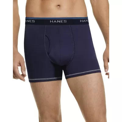 Hanes Men's ComfortBlend Boxer Brief, 4 Pack