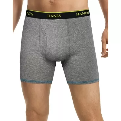 Hanes Men's FreshIQ Cool Comfort Breathable Mesh Boxer Brief 