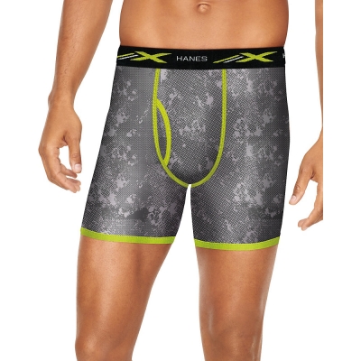 Hanes Men's X-Temp Boxer Briefs With Comfort Flex Waistband 5-Pack