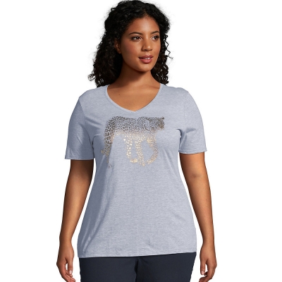 JMS Gold Leopard Short Sleeve Graphic Tee