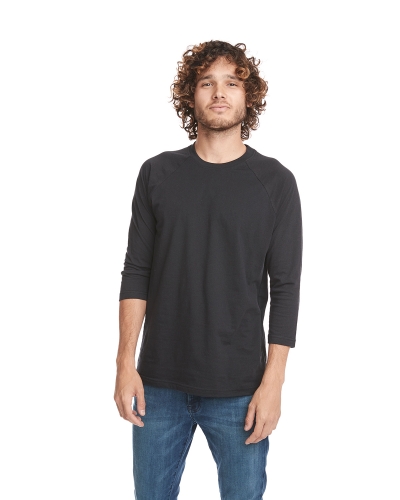 Next Level 6251 Unisex Cvc 3/4 Sleeve Raglan Baseball T-Shirt
