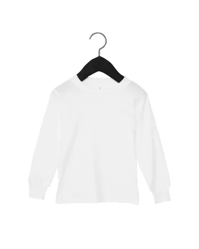 Bella + Canvas 3501T Youth Toddler Jersey Long Sleeve T-Shirt