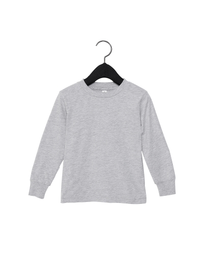 Bella + Canvas 3501T Youth Toddler Jersey Long Sleeve T-Shirt