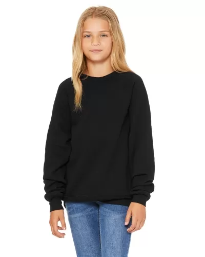 Bella + Canvas 3901Y Youth Sponge Fleece Raglan Sweatshirt