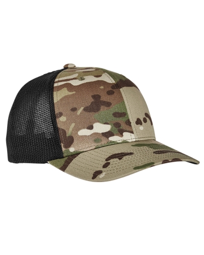 Yupoong 6511MC Adult Flexfit Multicam Trucker Mesh Cap