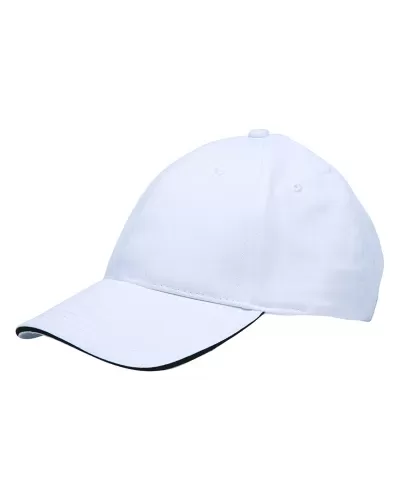 Bayside BA3617 100% Washed Cotton Unstructured Sandwich Cap