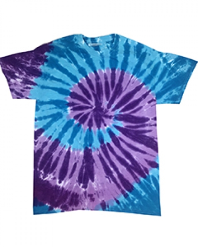 Tie-Dye CD1180B Youth 5.4 Oz., 100% Cotton Islands Tie-Dyed T-Shirt