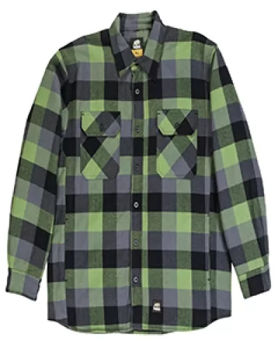 Berne SH69 Men'S Timber Flannel Shirt Jacket