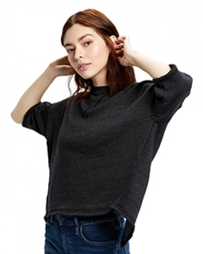 US Blanks US218 Ladies' Open Cross Back Drop Shoulder Sweatshirt