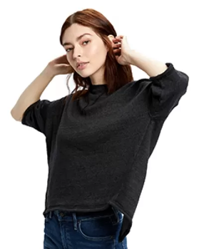 US Blanks US218 Ladies' Open Cross Back Drop Shoulder Sweatshirt