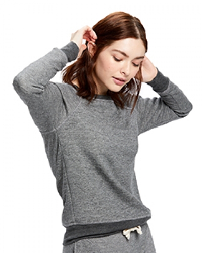 US Blanks US870 Ladies' French Terry Raglan Boat Neck