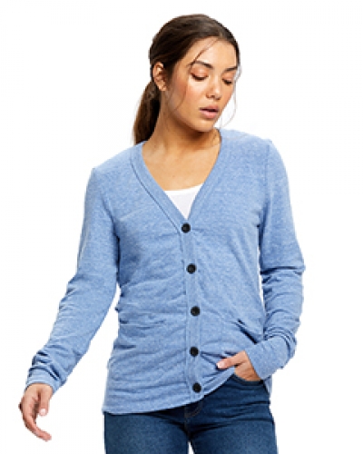 US Blanks US950 Ladies' 4.9 Oz. Long-Sleeve Cardigan