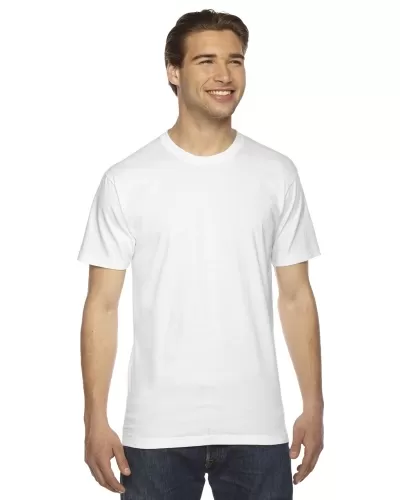 American Apparel 2001 Unisex Fine Jersey USA Made T-Shirt