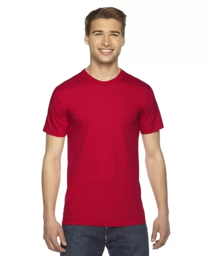 American Apparel 2001 Unisex Fine Jersey USA Made T-Shirt