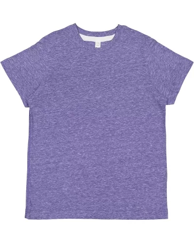 LAT 6191 Youth Harborside Melange Jersey T-Shirt