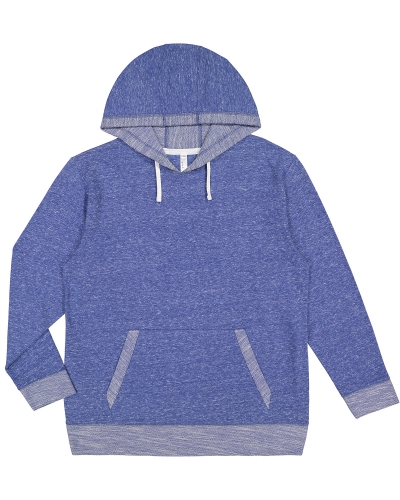 LAT 6779 Adult Harborside Melange French Terry Hooded Sweatshirt