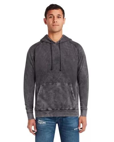 Lane Seven LST004 Unisex Vintage Raglan Hooded Sweatshirt