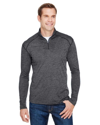 A4 N4010 Men's Tonal Space-Dye Quarter-Zip